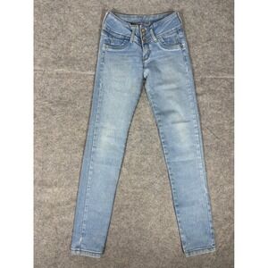 Bacci Women Light Wash Skinny Jeans Size 6 Stretch Button Fly